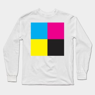 CMYK Grid Long Sleeve T-Shirt